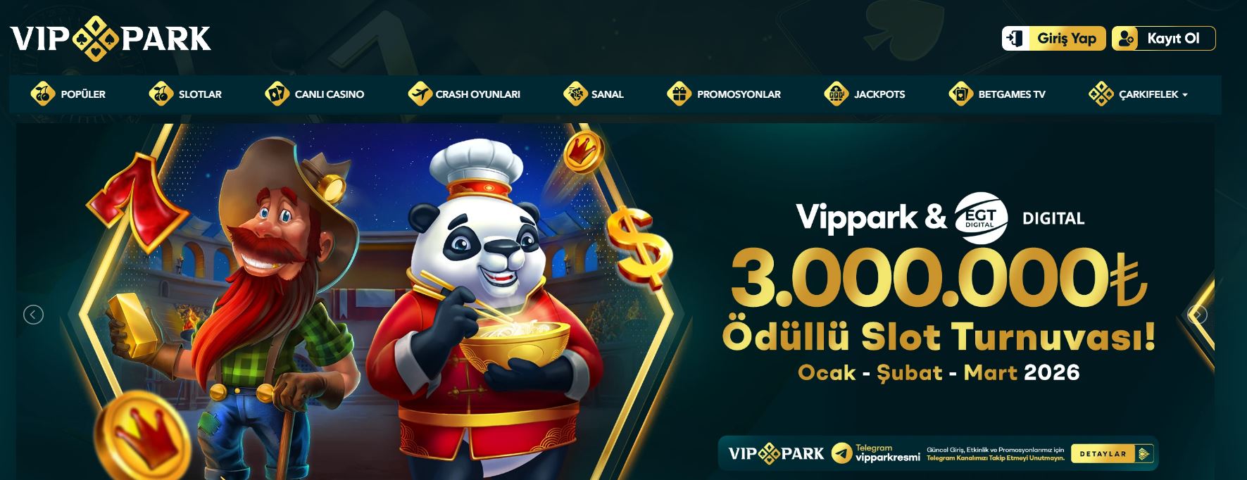 vippark canlı oyunlar